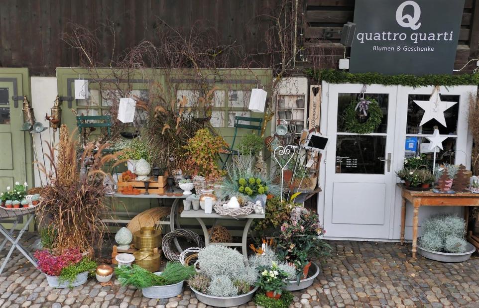 Unsere Produkte finden Sie im bei quattro quarti Blumen und Geschenke in Worb