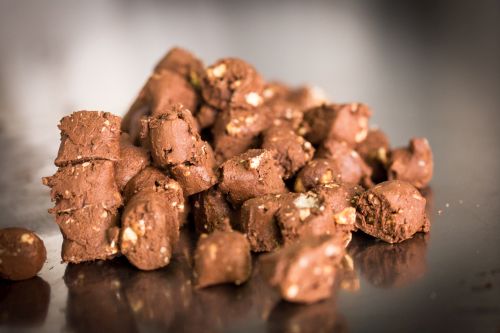 Antica Dispensa, Monfortini alla nocciola, Tartufi neri dolci, süsse schwarze Schokoladentrüffel, 200 g