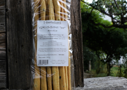 I quotidiani, Grissini "00" alle Olive, 250 g