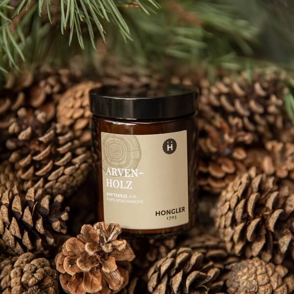 Scented candle Arvenwood, Hongler