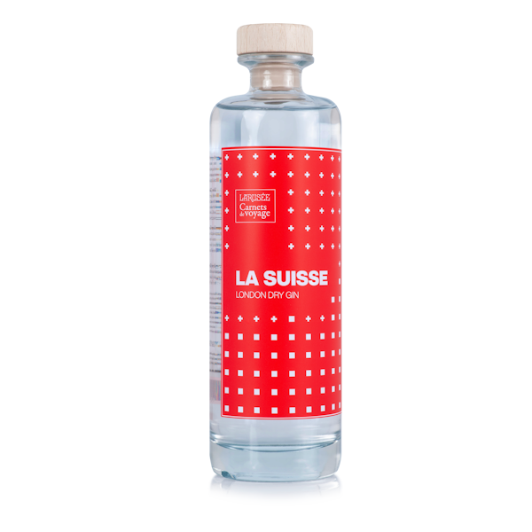 Larusée Carnets de Voyage: La Suisse, London Dry Gin, 50 cl, 40 % vol. 