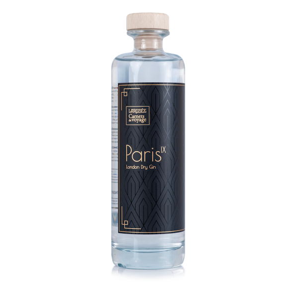 Larusée Carnets de Voyage: Paris IX, London Dry Gin, 50 cl, 40 % vol.  