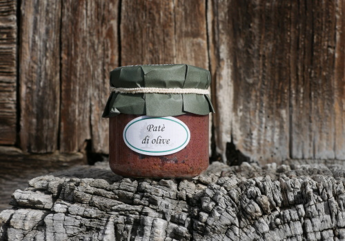 Olmo, Paté di Olive nere, Schwarze Olivenpaste, 80 g