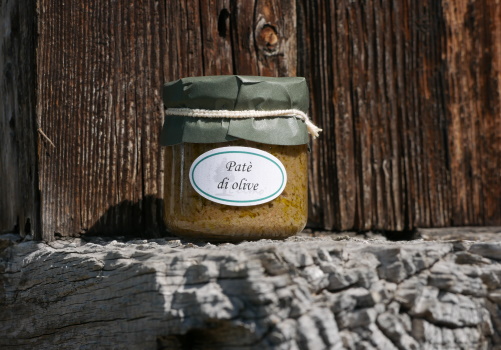 Olmo, Paté di Olive verdi, Grüne Olivenpaste, 80 g