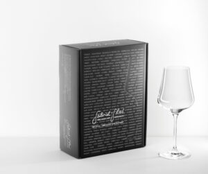 [3102] Gabriel Wine glass StandArt machine blown approx. 150 grams, giftbox 2 glasses