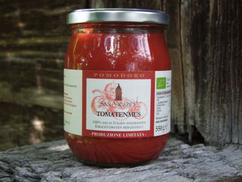 [1929] San Vicario Tomatenmus aus Kirschtomaten, bio, 550 g
